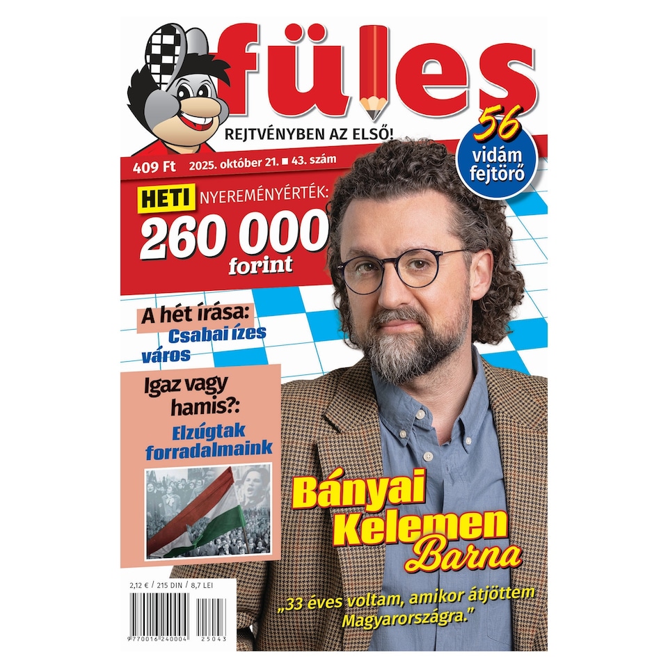 Füles a rejtvénylap