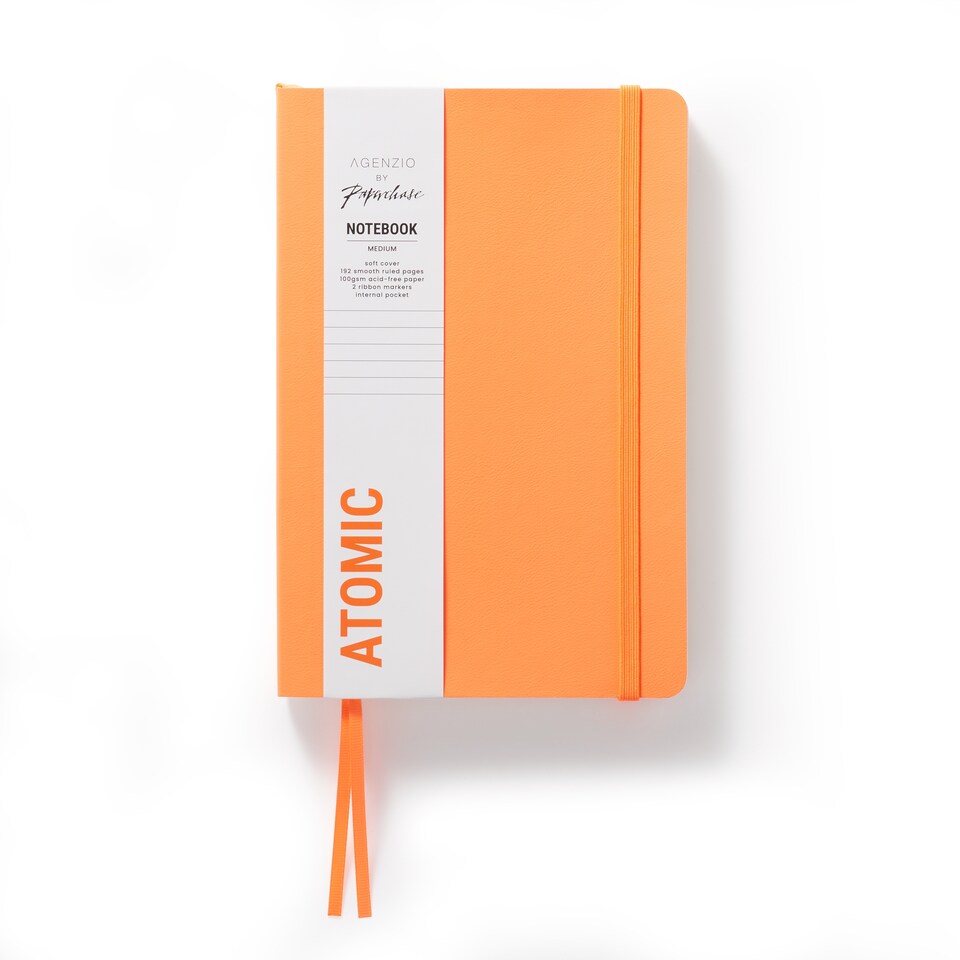 image 1 of Paperchase Agenzio Medium Atomic Ruled Notebook