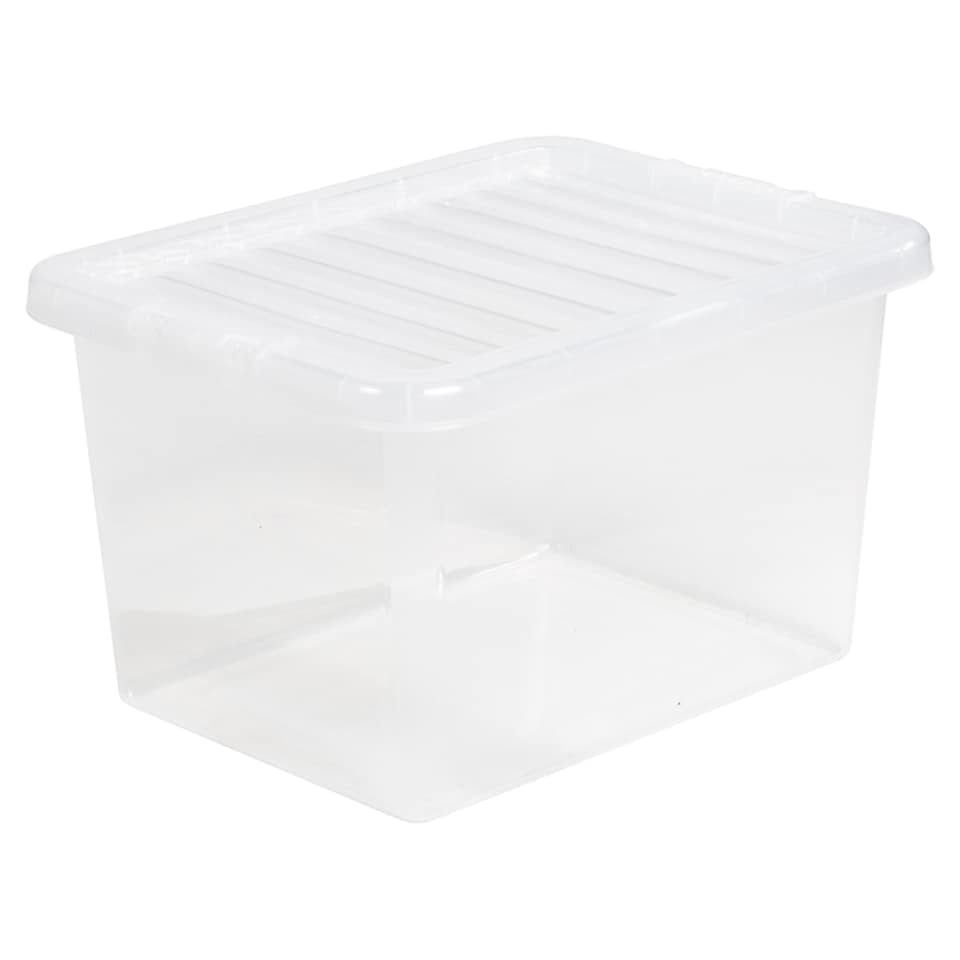 Wham 25L Box With Lid Clear