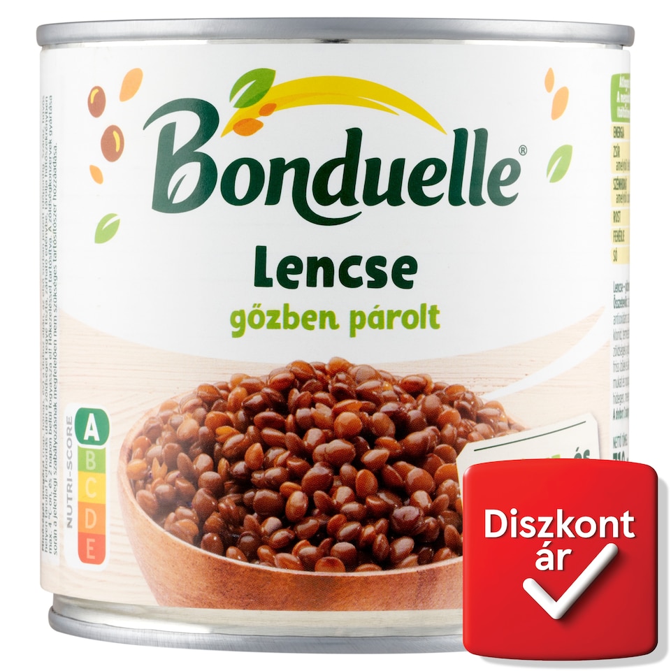 Bonduelle gőzben párolt lencse 310 g  1. kép