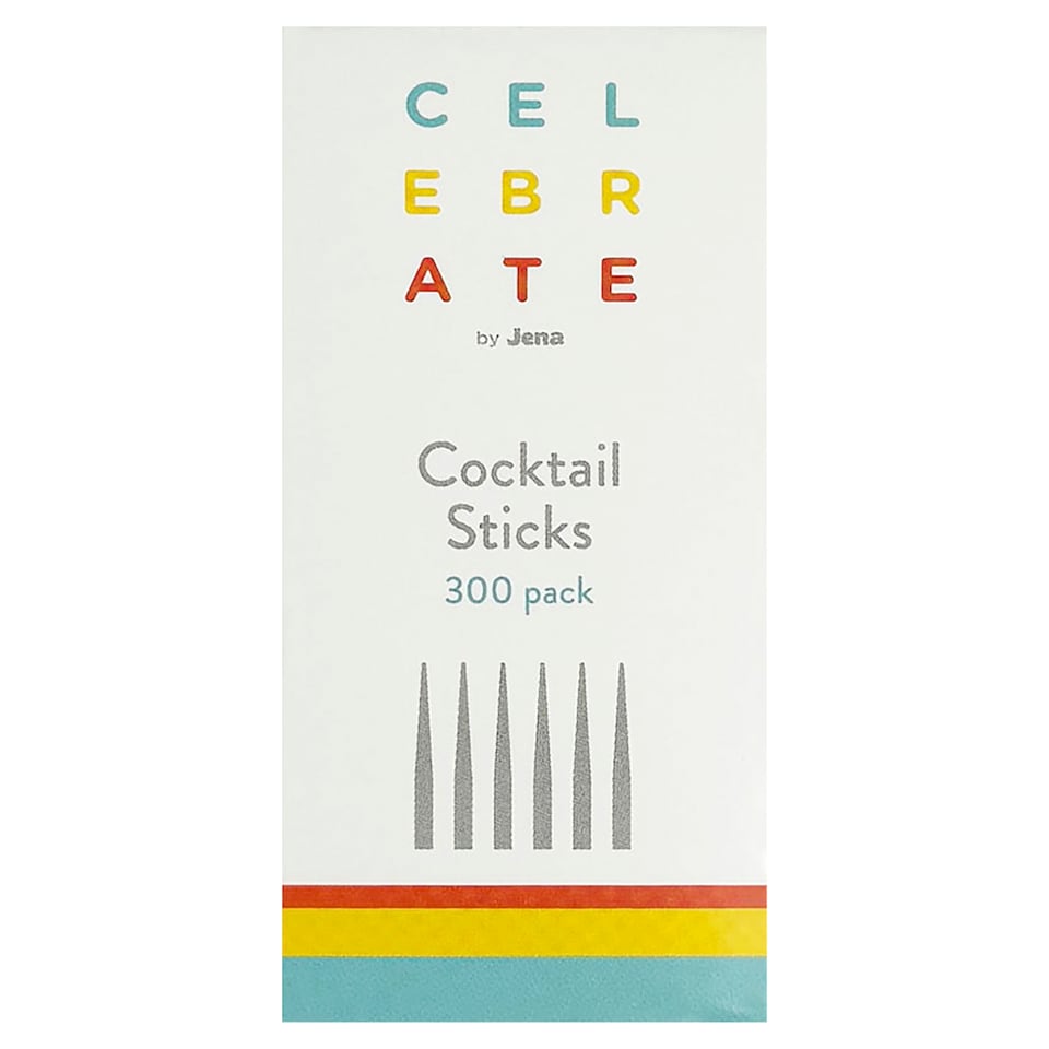Celebrate by Jena Wooden Cocktail sticks 300pk