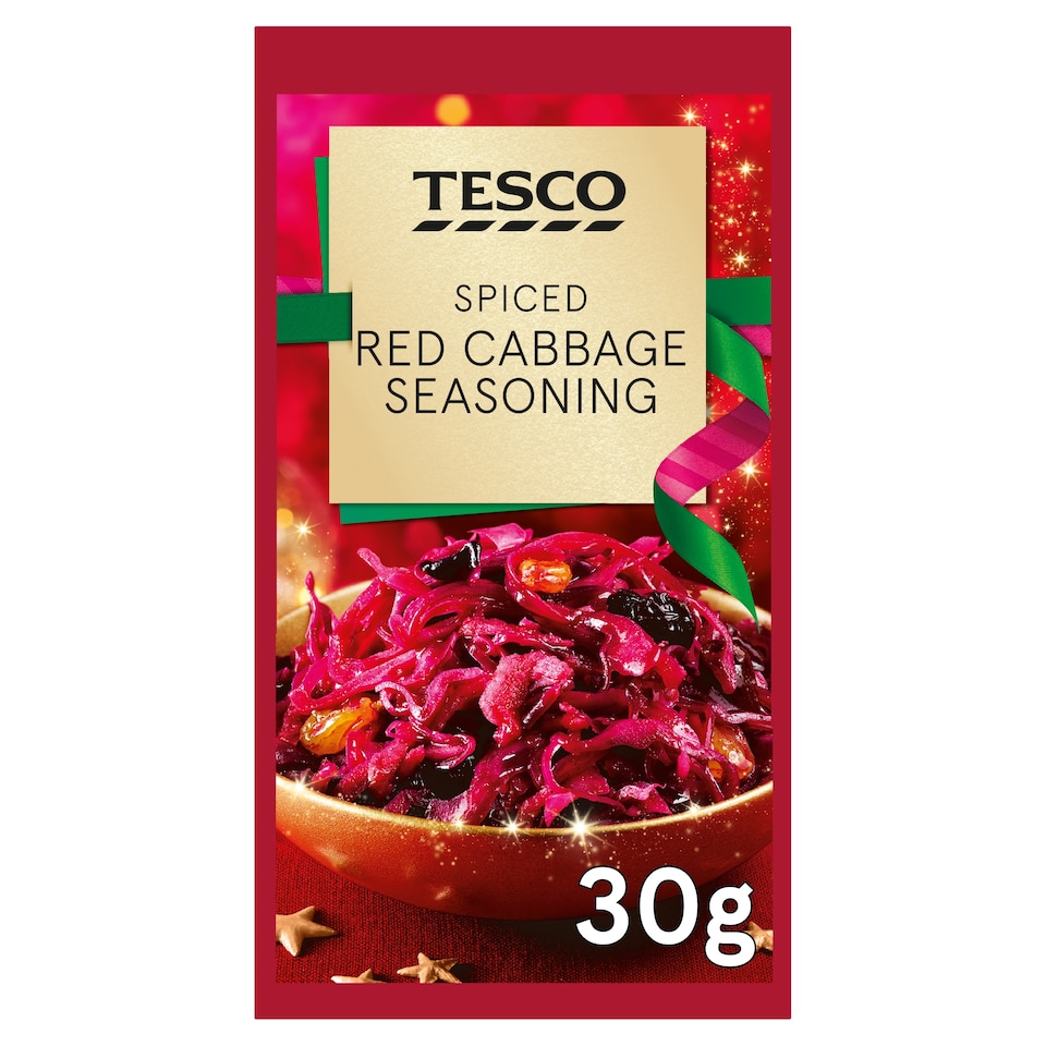 Tesco Spiced Red Cabbage Seasoning 30g