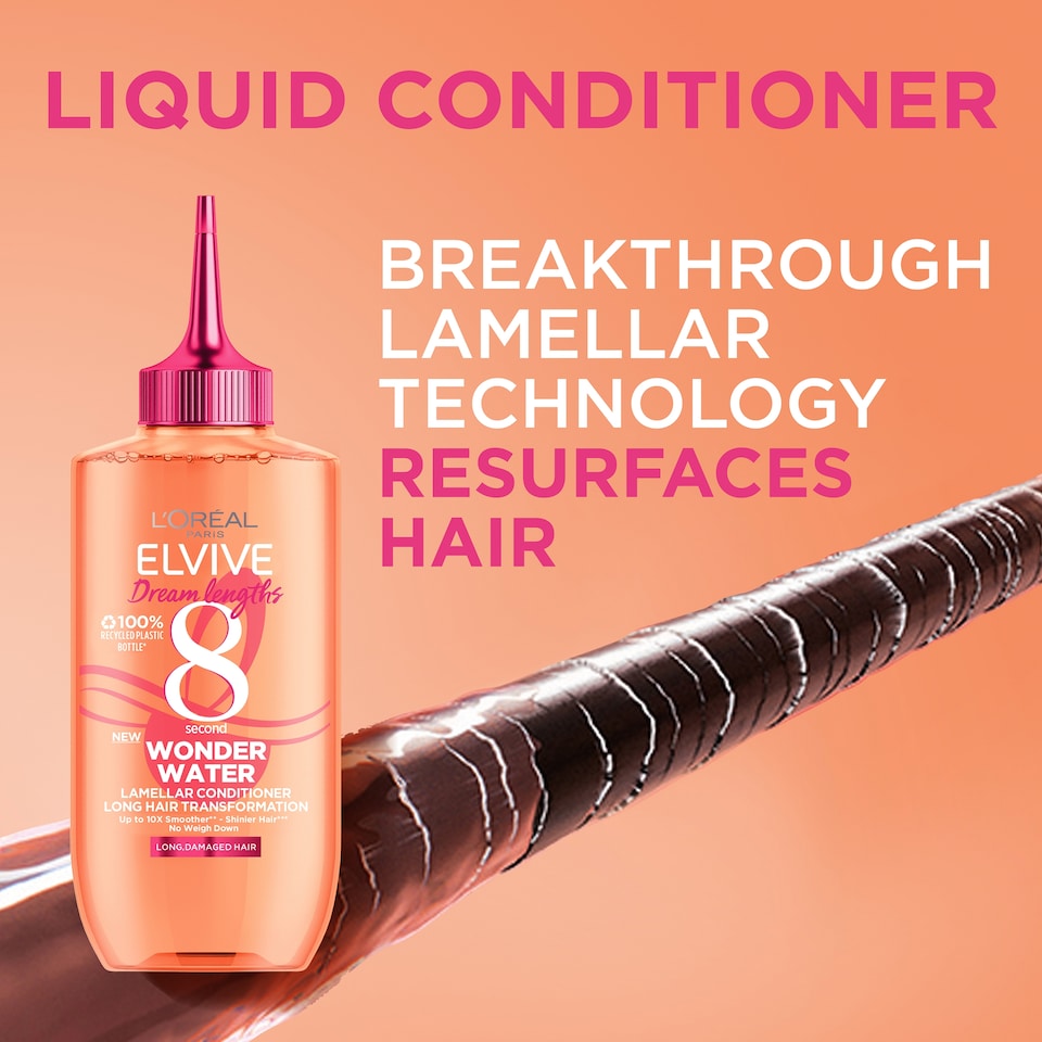 image 1 of L'Oreal Paris Elvive Dream Lengths Wonder Water Liquid Conditioner 200Ml