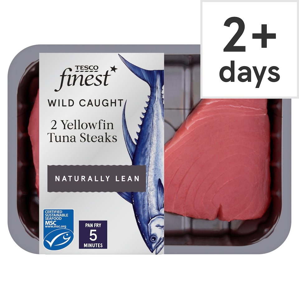 Tesco Finest 2 Yellowfin Tuna Steaks 240g
