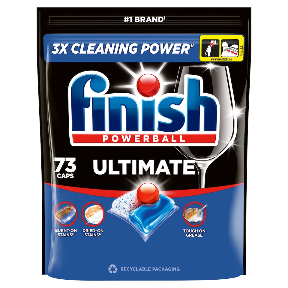 Finish Ultimate kapsuly do umývačky riadu - Fresh 73 ks