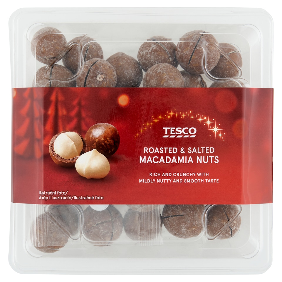 Tesco makadámia dió héjában, pörkölt, sózott 200 g