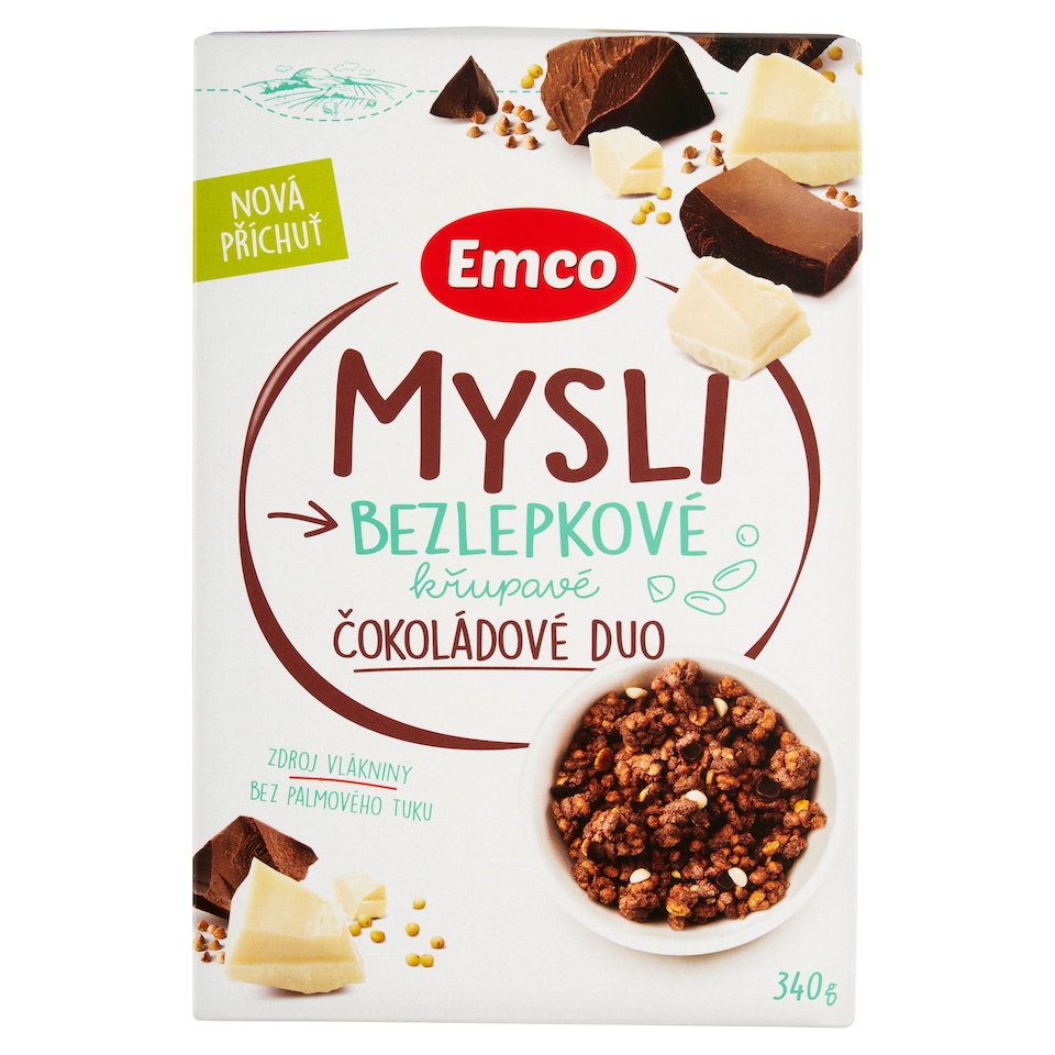 image 1 of Emco Mysli Gluten Free Duo Chocolate 340 g