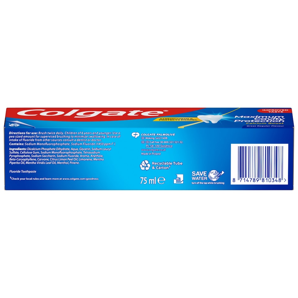 image 1 of Colgate Maximum Cavity Protection Toothpaste 75ml