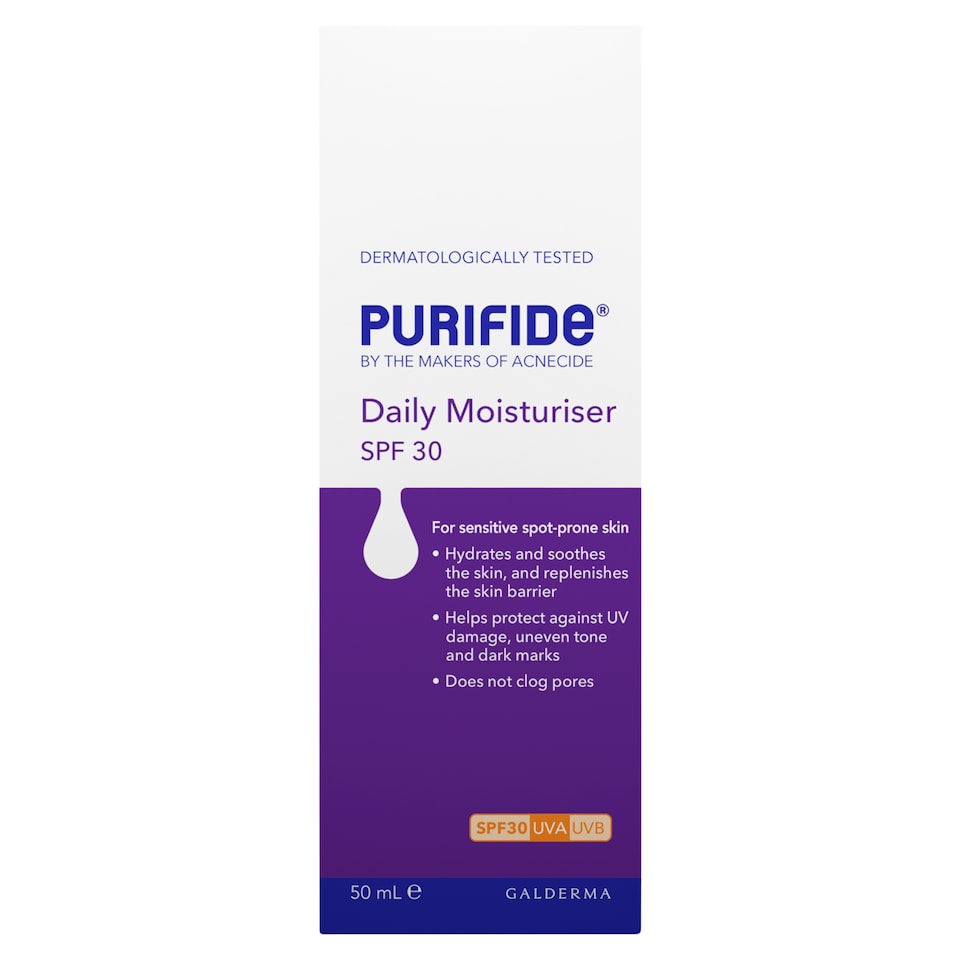 image 1 of Purifide Daily Moisturiser Spf 30 50Ml