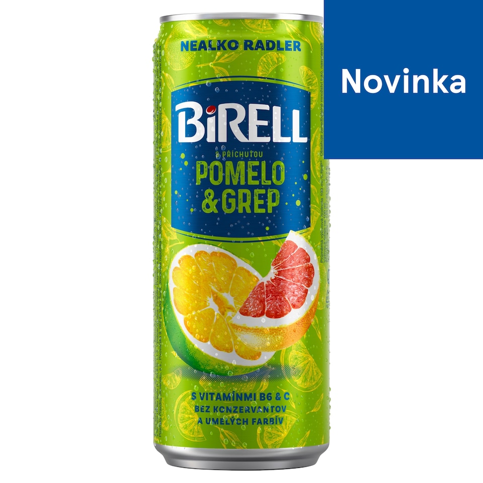 Birell S príchuťou pomelo & grep 0,33 l