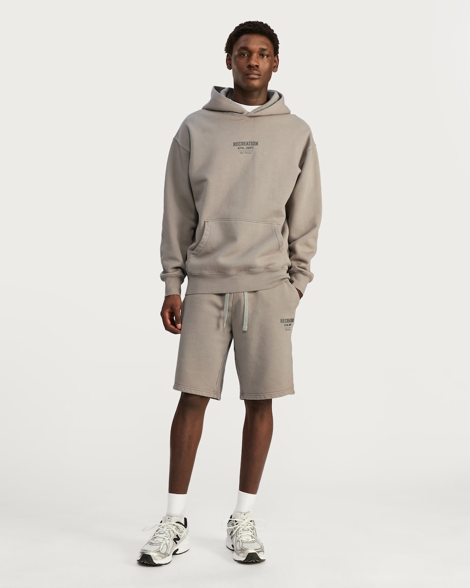 image 1 of F&F Pure Cotton Recreation Athl Dept Hoodie in Grey