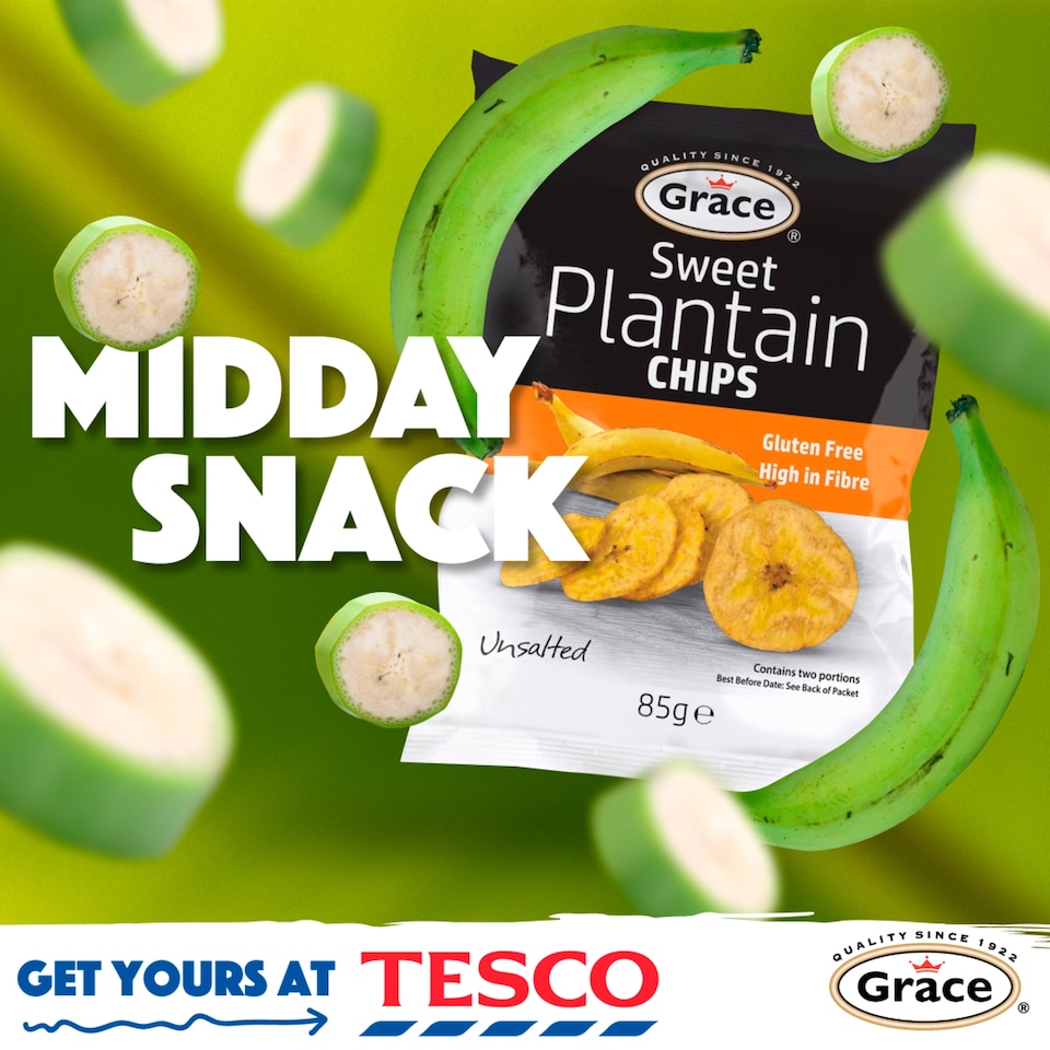 image 1 of Grace Sweet Ripe Plantain Chips Unsalted 85G