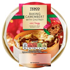 Tesco Baking Camembert with Chutney 285g
