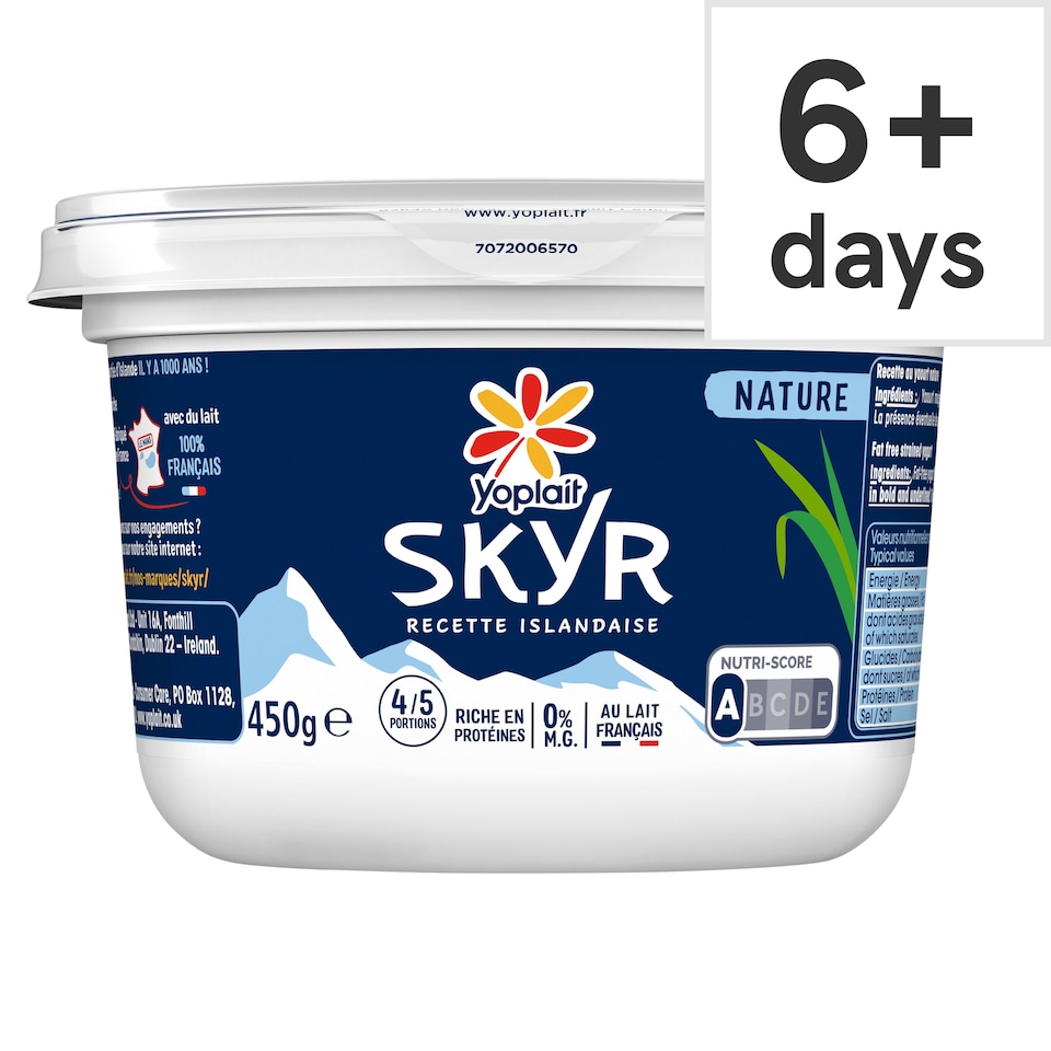 YOPLAIT SKYR NATURAL 450G 