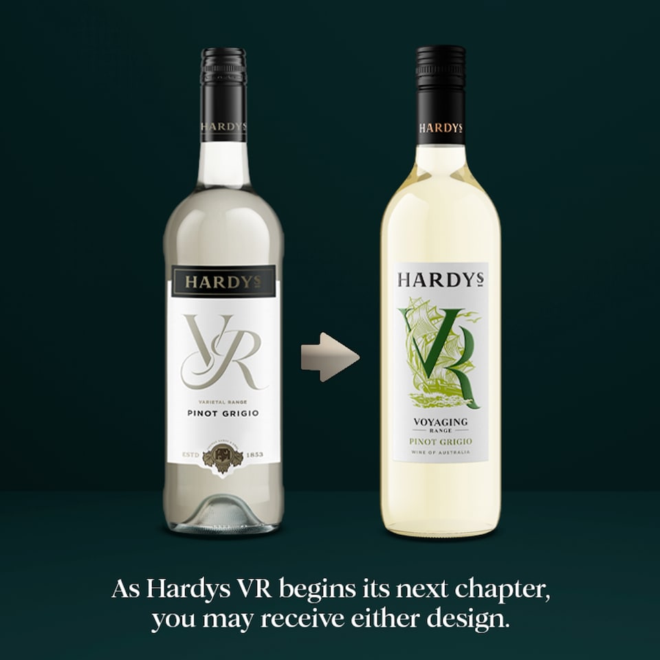 image 1 of Hardys VR Pinot Grigio White Wine 75cl