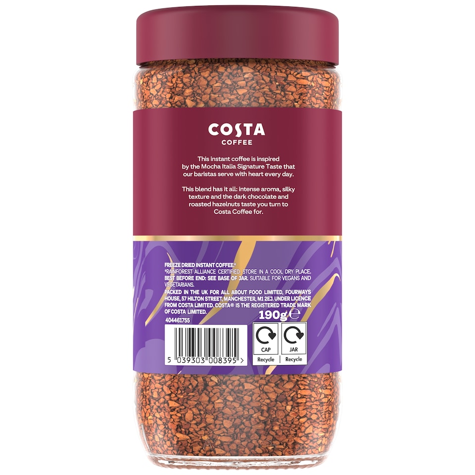 image 1 of Costa intense dark blend instant coffee 190g