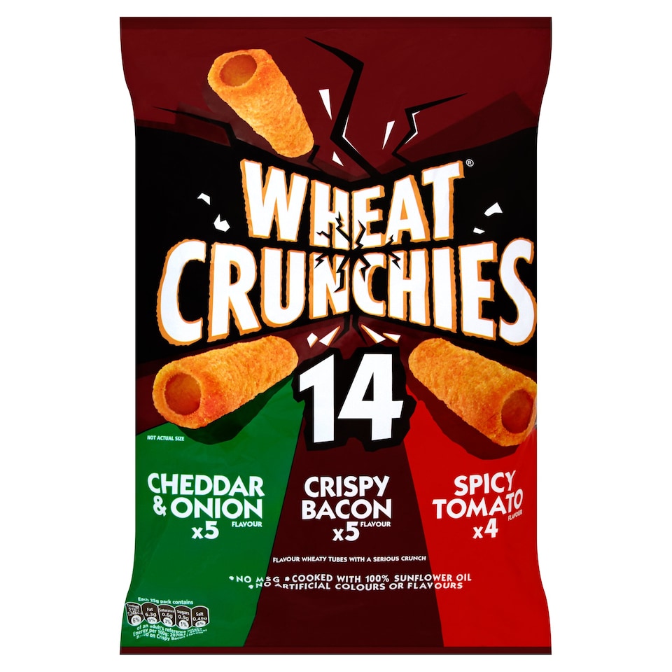 WHEAT CRUNCHIES VARIETY PACK 14x25g