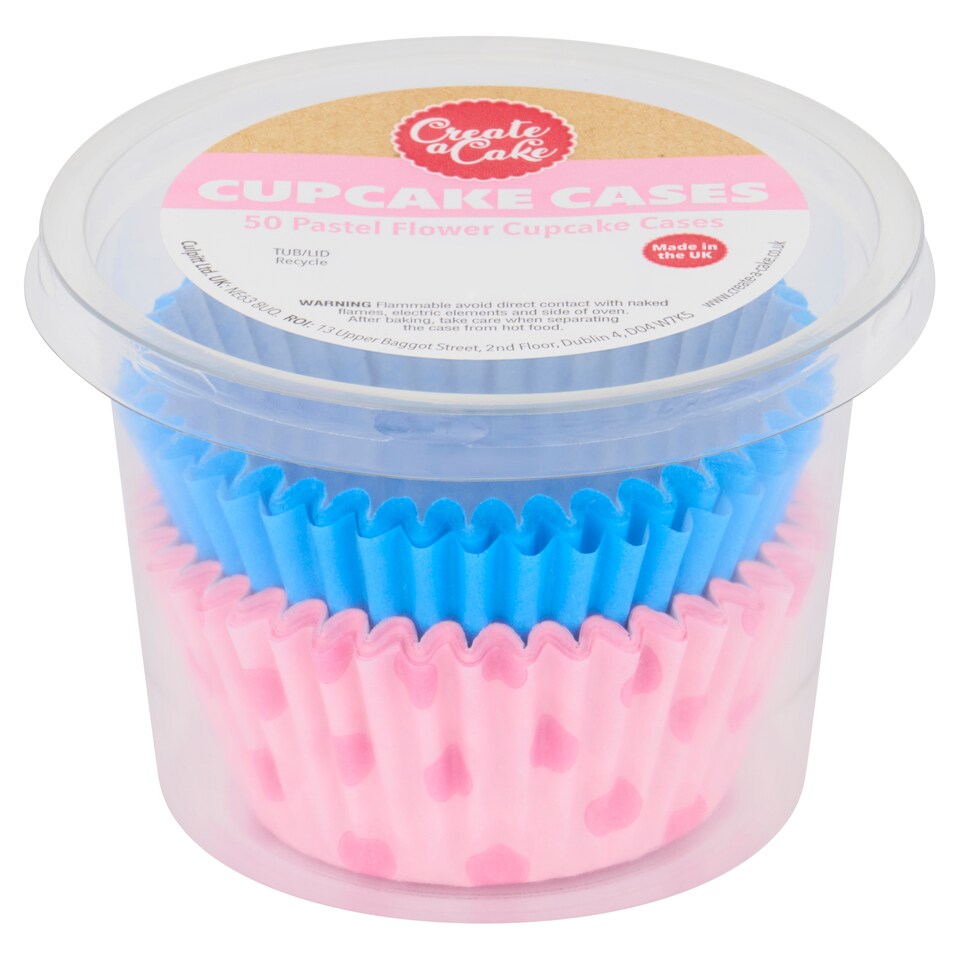 image 1 of Create A Cake Classic Cupcake Cases 50S