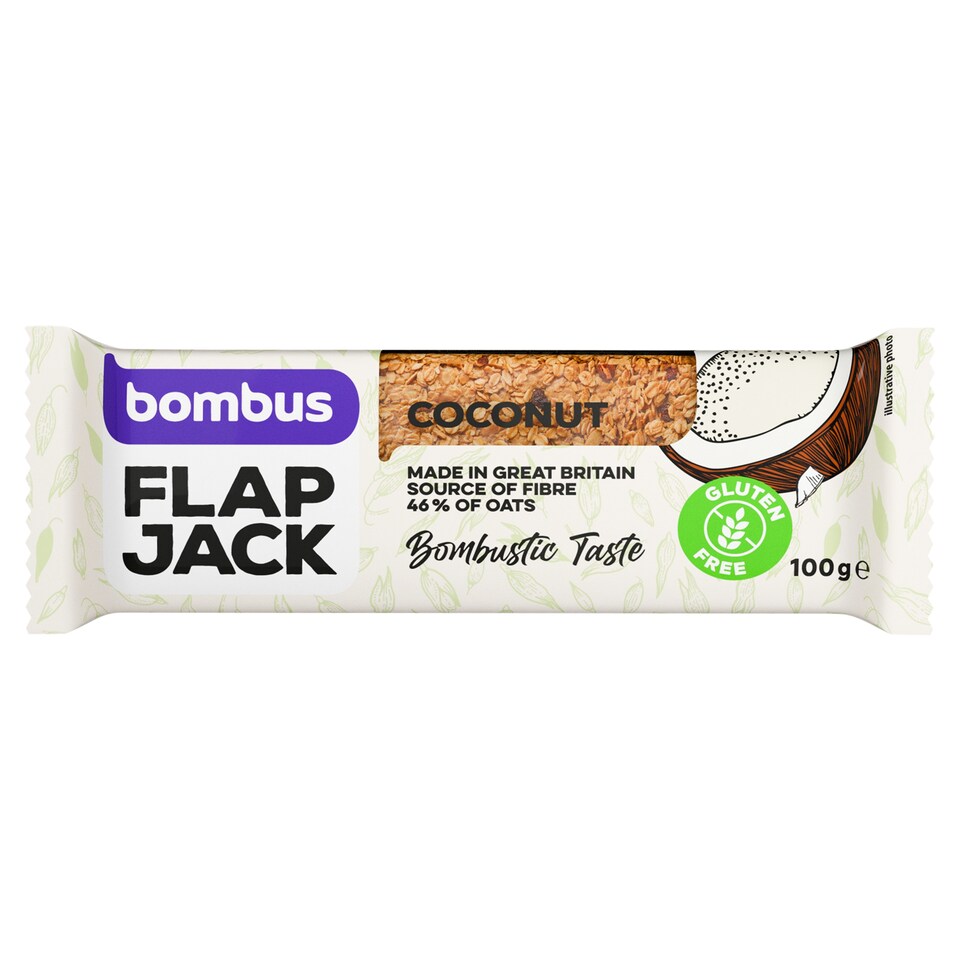 Bombus Flapjack Gluten Free Coconut 100 g