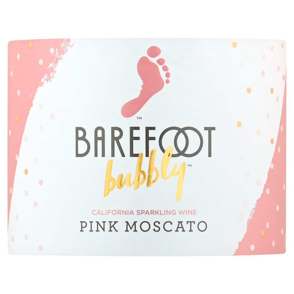 image 1 of Barefoot Bubbly Pink Moscato 75 Cl