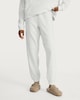 image 3 of F&F Towelling Textured Elasticated Cuffed Pyjama Bottoms in Grey