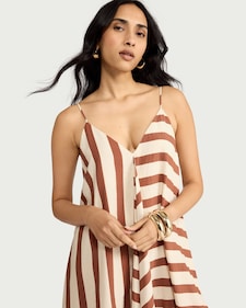 khadi ladies dress Khadi Dress - Polygon main image 1