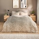 image 1 of Silentnight Supersoft Leopard Print Duvet Set King 