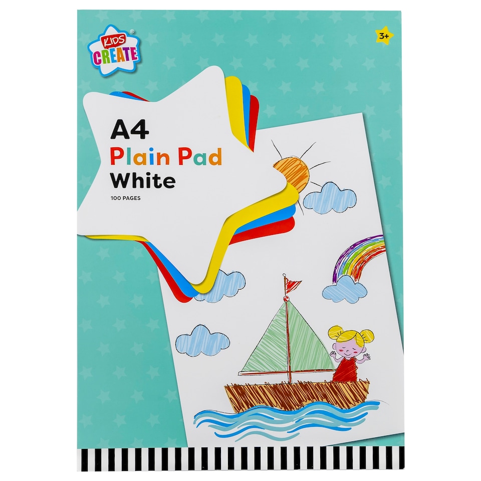 Kids Create A4 Drawing Pad (100 pages)
