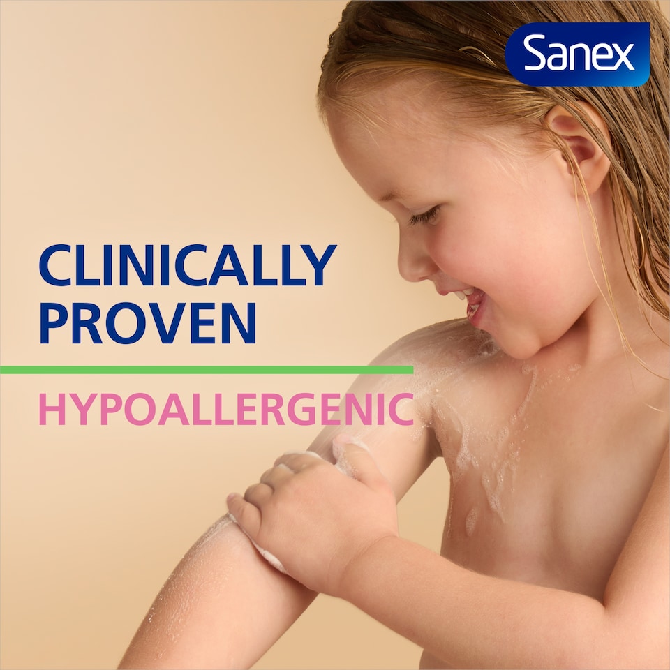 image 1 of Sanex Zero % Kids Head To Toe Body Wash 450Ml