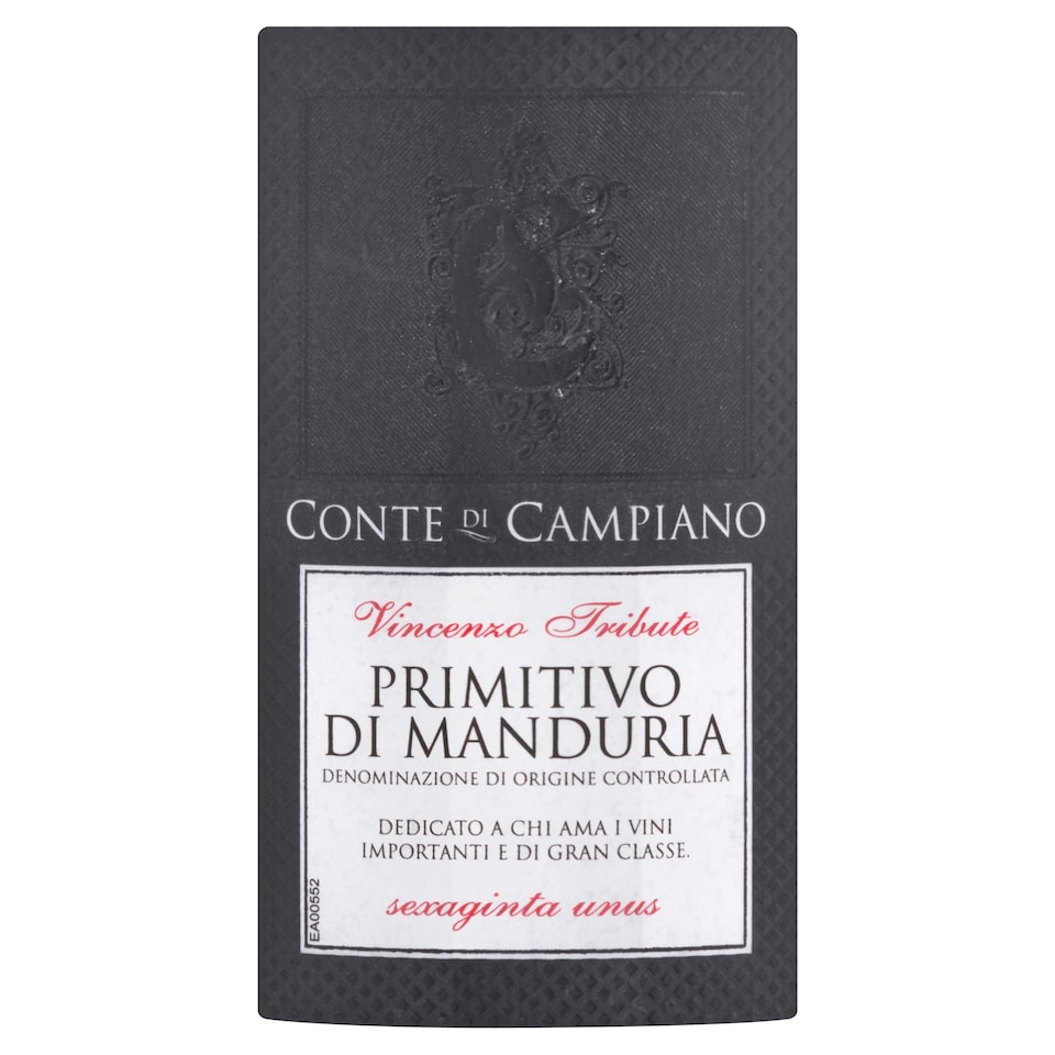 obrázok 1 z Conte di Campiano Primitivo di Manduria DOC červené víno 75 cl