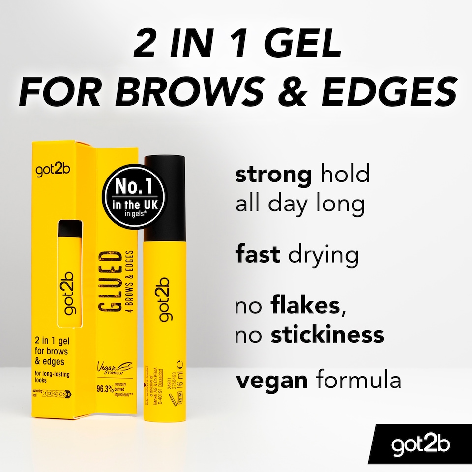 image 1 of Schwarzkopf Got2b Glued For Brow & Edges Gel 16Ml