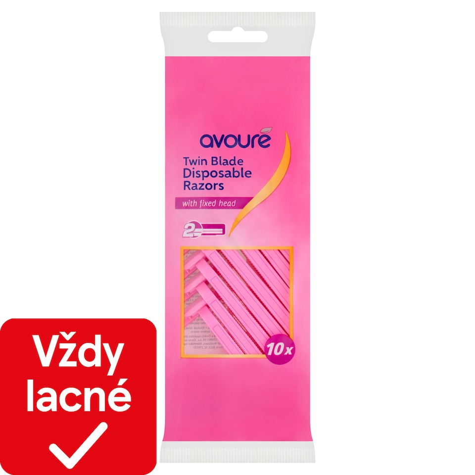 Avouré Twin Blade Disposable Razors 10 pcs