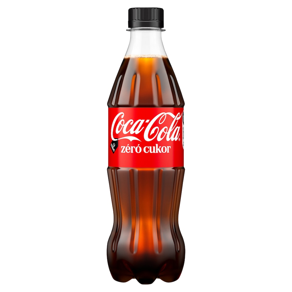 Coca-Cola Zero Sugar Cola-Flavored Calorie-Free Carbonated Soft Drink with Sweeteners 500 ml