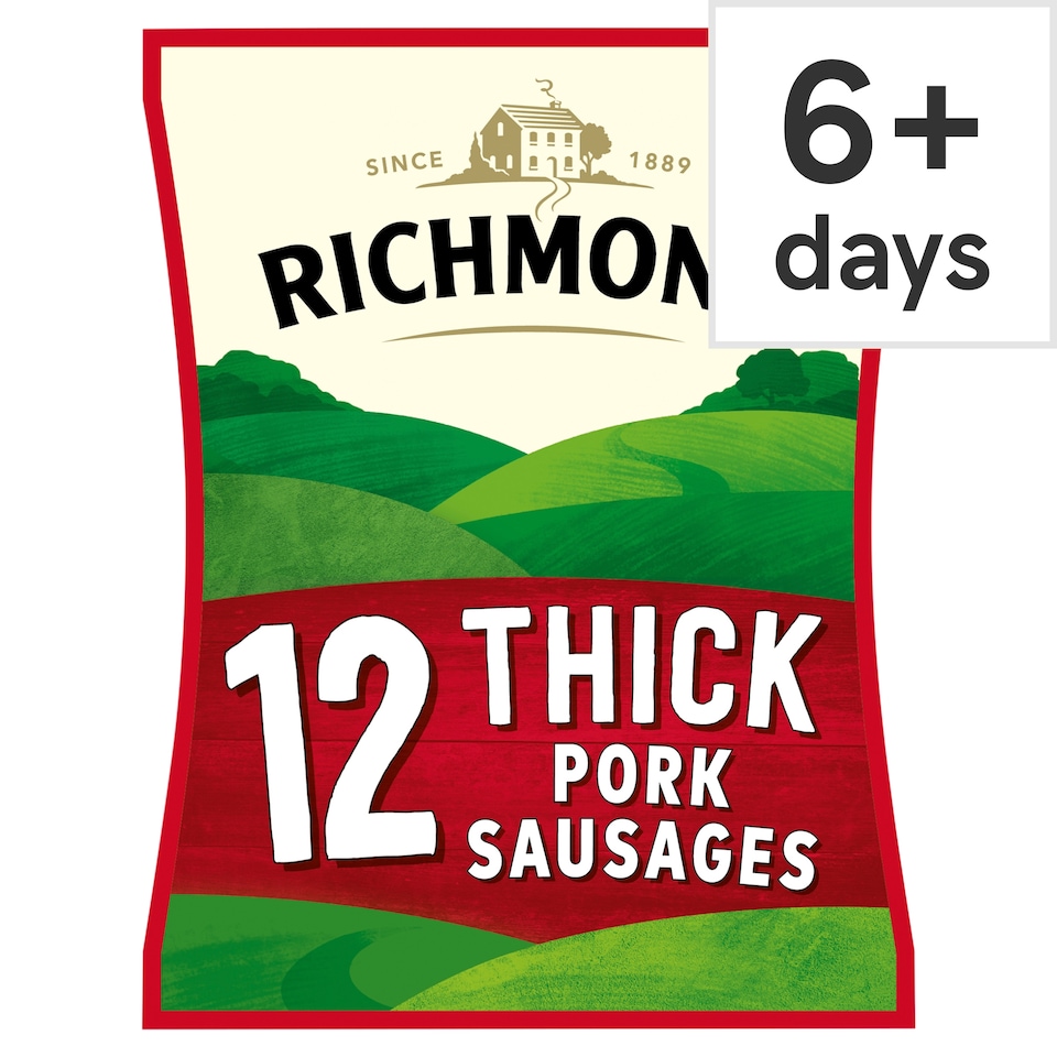 Richmond Thick Pork Sausages 12 Pack 615g