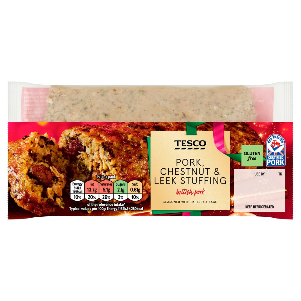 Tesco Pork, Leek & Chestnut Stuffing 400G