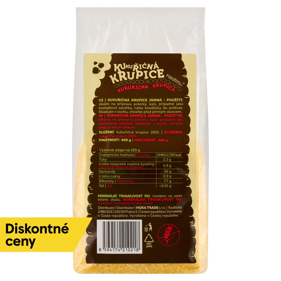 image 1 of Risolino Corn Grits 400 g