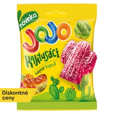 JOJO Cactuses Mix of Sour Jelly Candies with and without Filling, with Fruit Flavors 80 g
