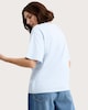 image 3 of F&F Pure Cotton Graphic T-Shirt in Blue
