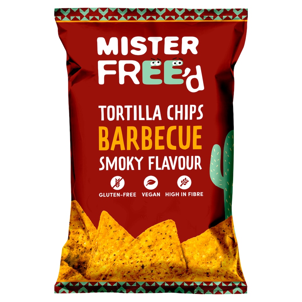 Mister Free'd Tortilla Chips - Barbecue Smoky Flavour 135g