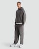 image 1 of F&F Heavyweight Drawstring Open Hem Joggers in Grey