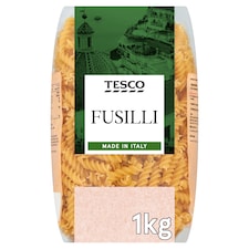Tesco Fusilli Pasta Twists 1Kg
