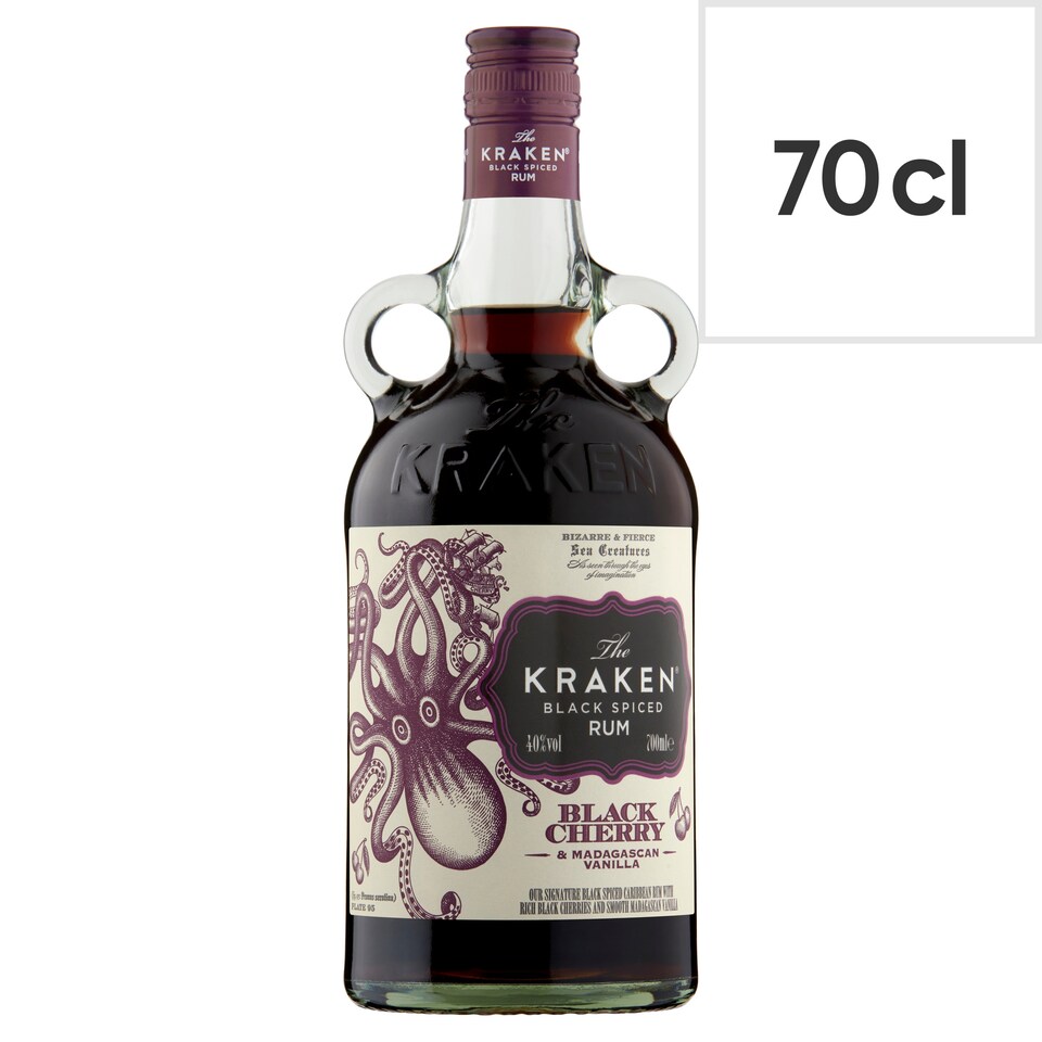 image 1 of Kraken Black Spiced Rum Black Cherry & Vanilla 70Cl