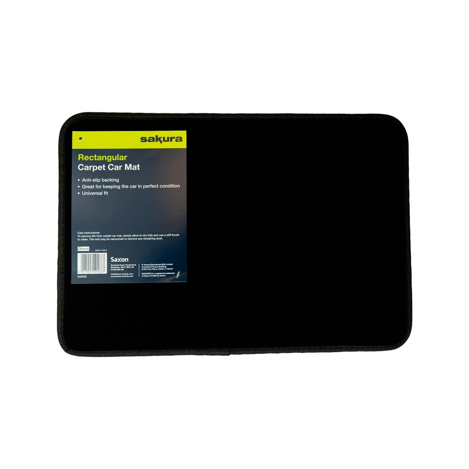 image 1 of Sakura Rectangular Carpet Car Mat