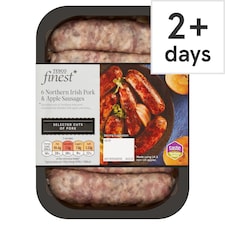 Ni Tesco Finest Pork & Apple Sausage 400G