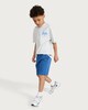 image 1 of F&F Boys Cotton Rich Drawstring Shorts in Blue