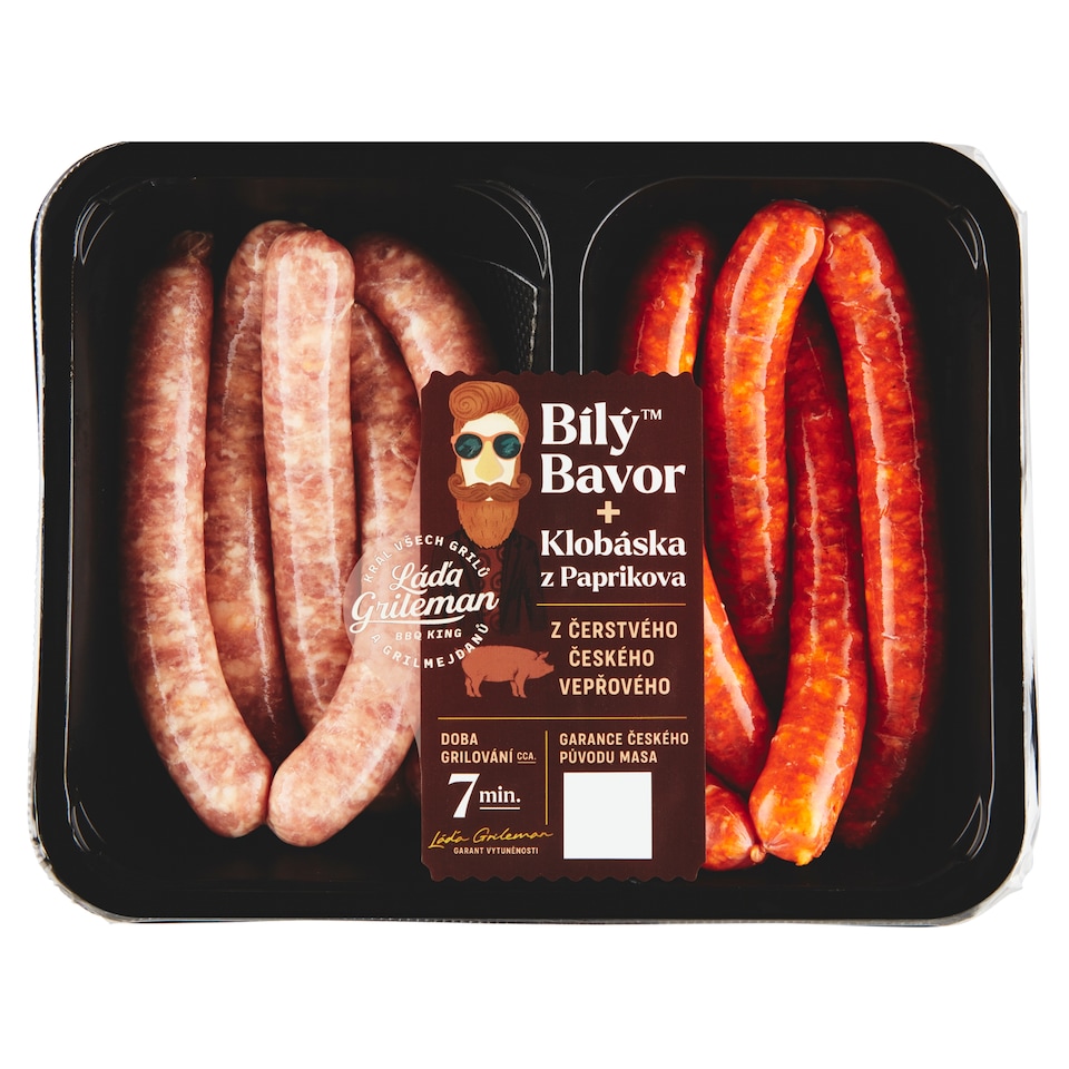 image 1 of Gril Mix Pepper Sausage + White Bavarian Sausage 0.500kg