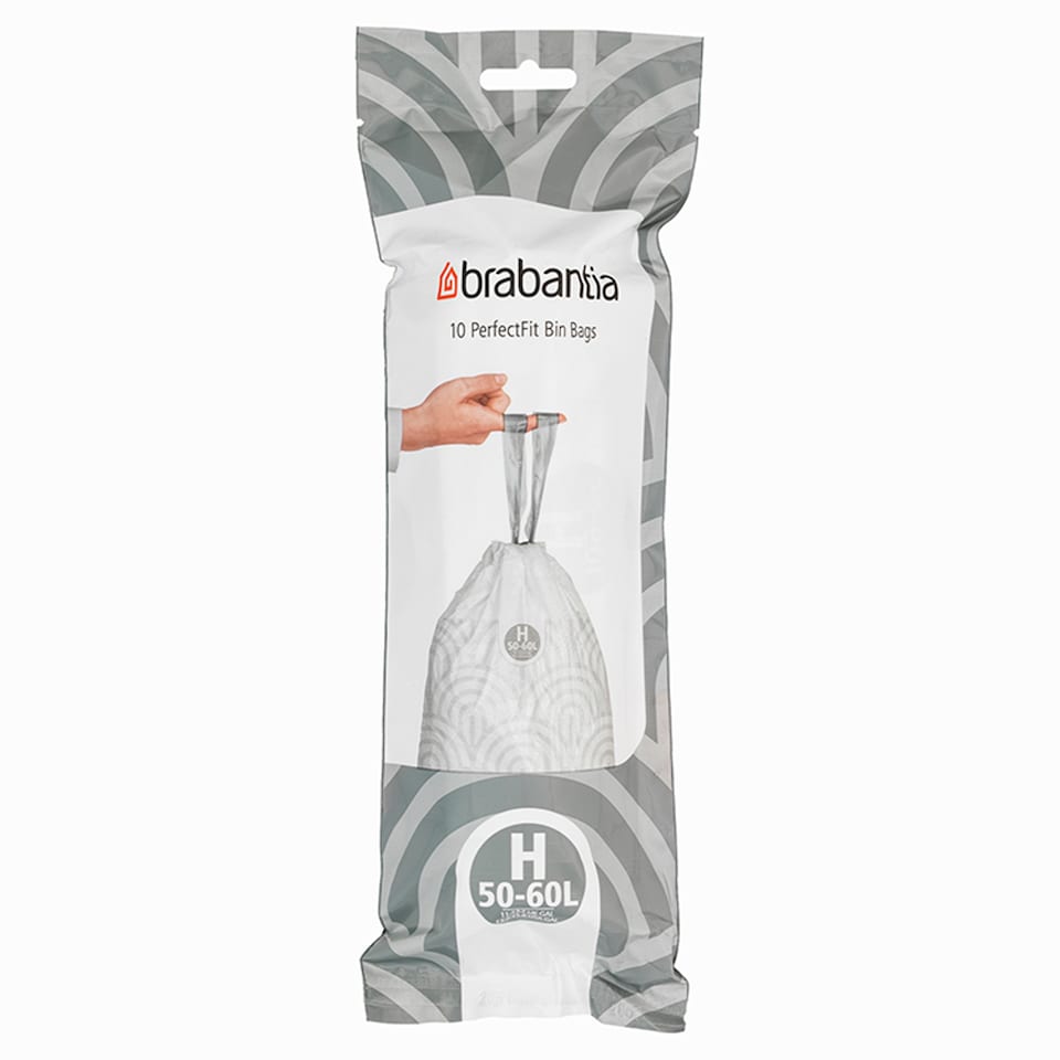 Brabantia Bin Bags Size H 50-60L 10 Pack