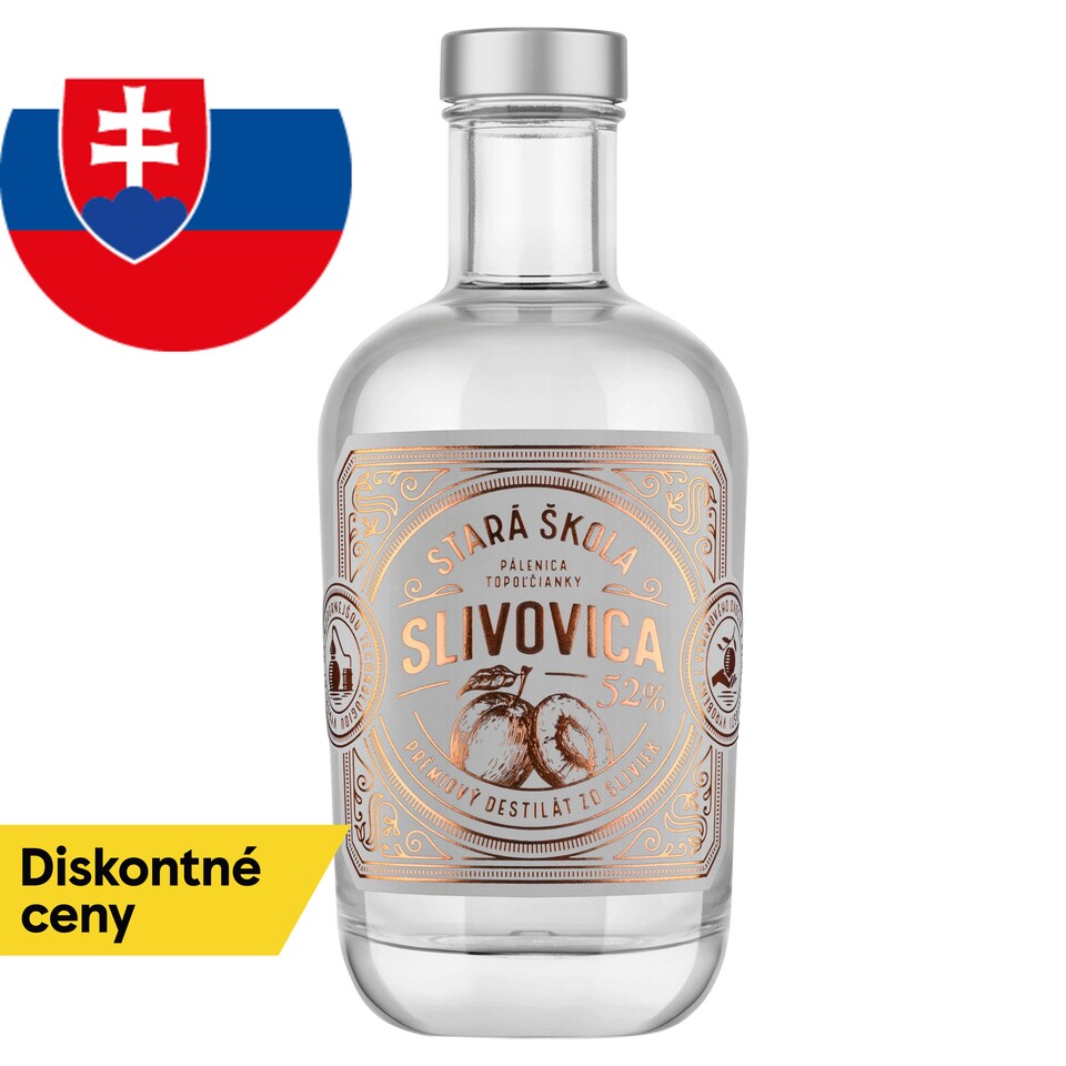 Stará Škola Plum Distillate 52% 0.5 L