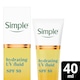 image 1 of Simple Hydrating UV Face Fluid SPF 50 40ml