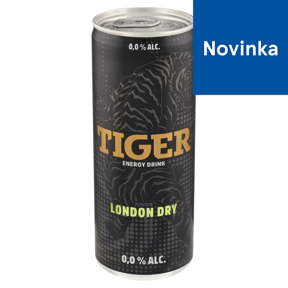 Tiger London Dry energetický nápoj 250 ml